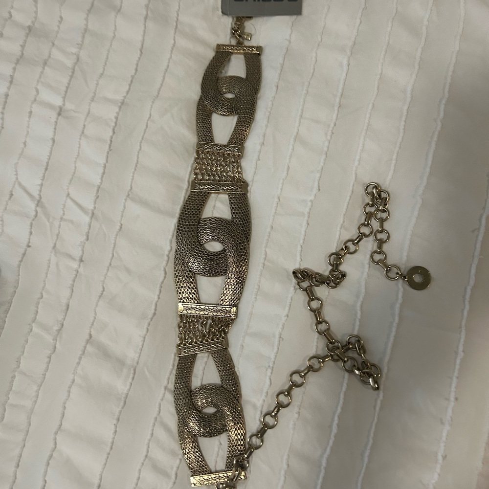 Chicos Vintage Gold Belt - Picture 2 of 2